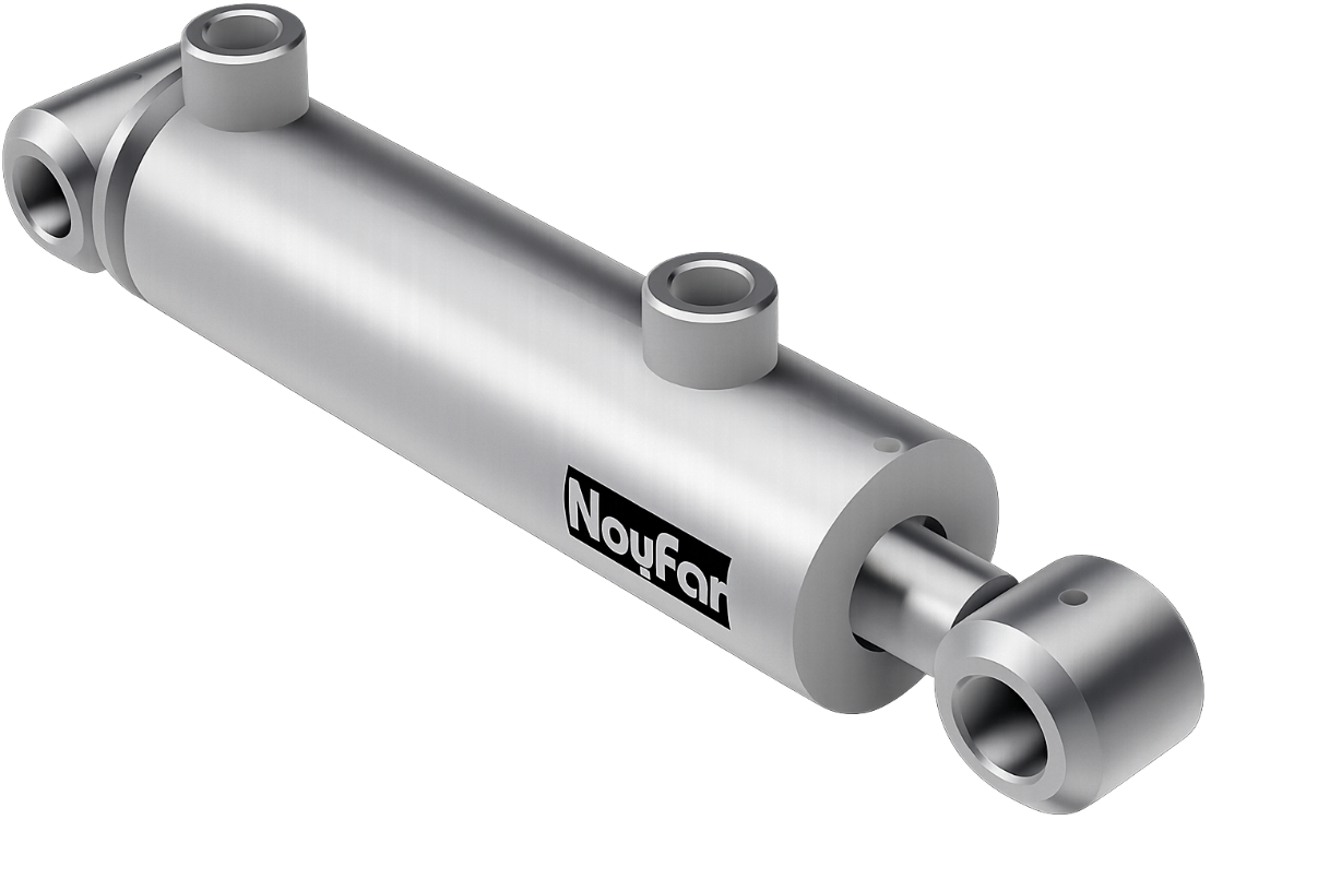 Vérin hydraulique Noyfar Aisi Cyl en acier inoxydable