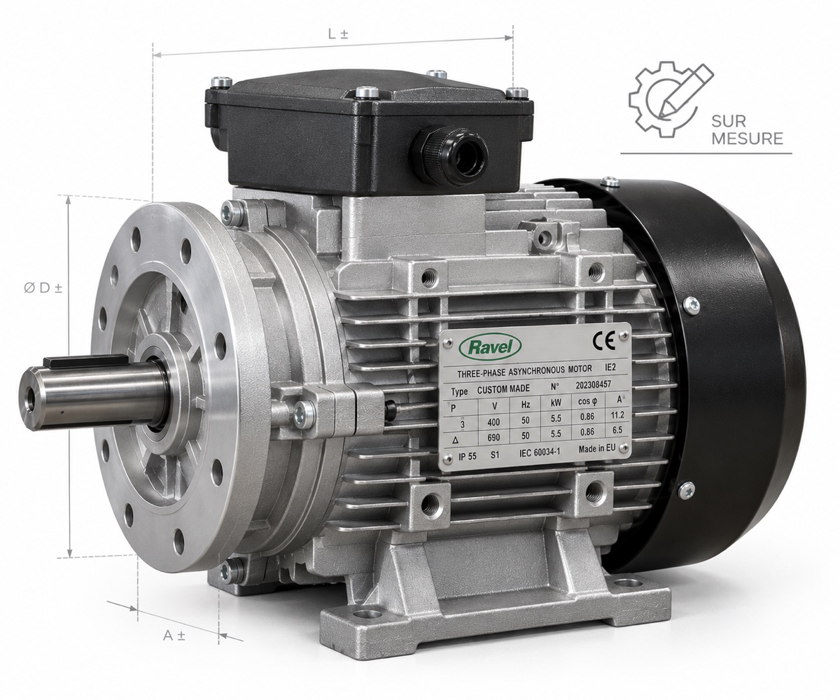 Moteur électrique Ravel conçu sur mesure